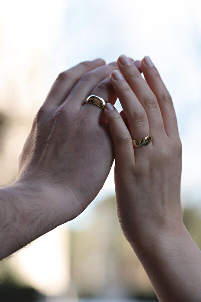 Diamond Line-Gülaylar Altın Yüzük