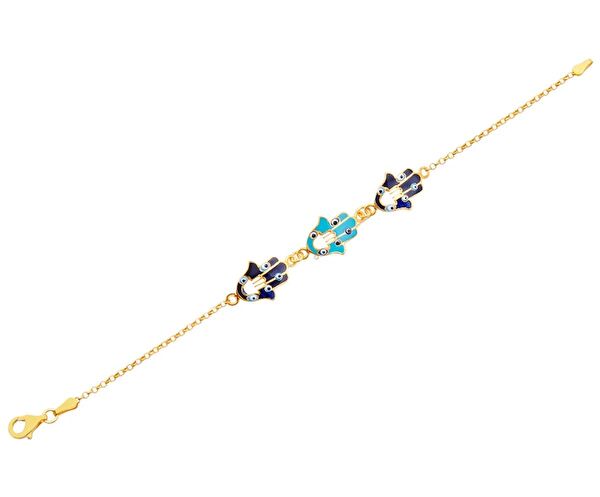 Diamond Line-Gülaylar Altın Bileklik