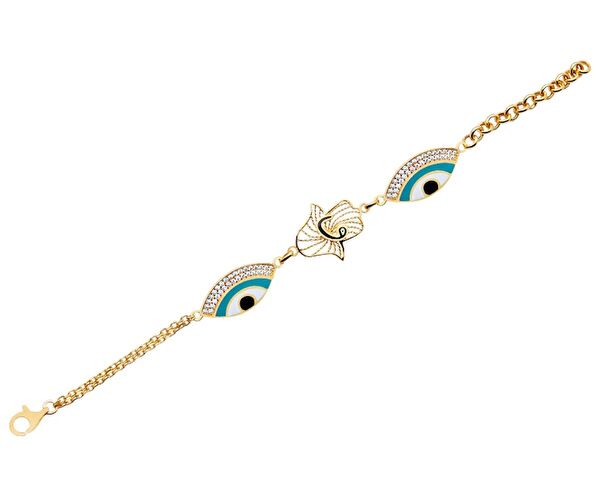 Diamond Line-Gülaylar Altın Bileklik