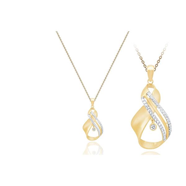 Diamond Line-Gülaylar Altın Kolye