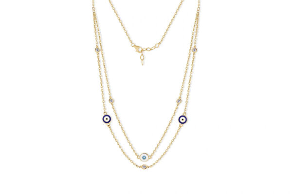 Diamond Line-Gülaylar Altın Kolye