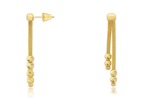 Diamond Line-Gülaylar Altın Küpe