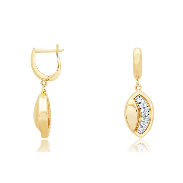 Diamond Line-Gülaylar Altın Küpe