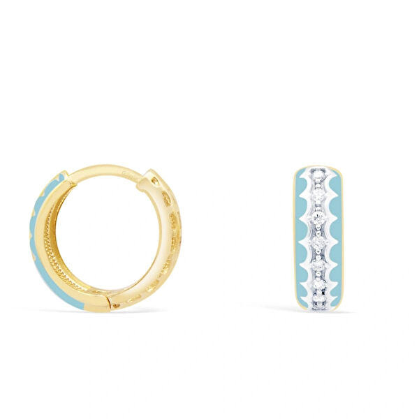 Diamond Line-Gülaylar Altın Küpe