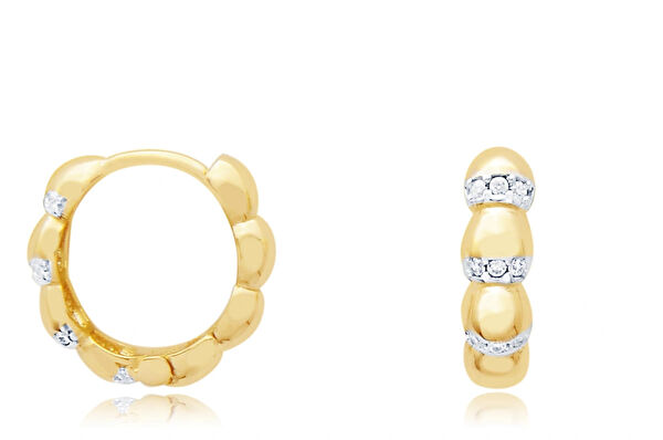 Diamond Line-Gülaylar Altın Küpe