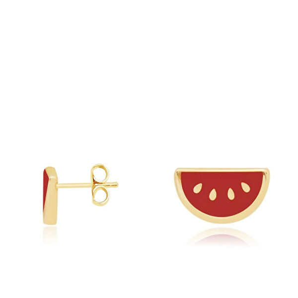 Diamond Line-Gülaylar Altın Küpe