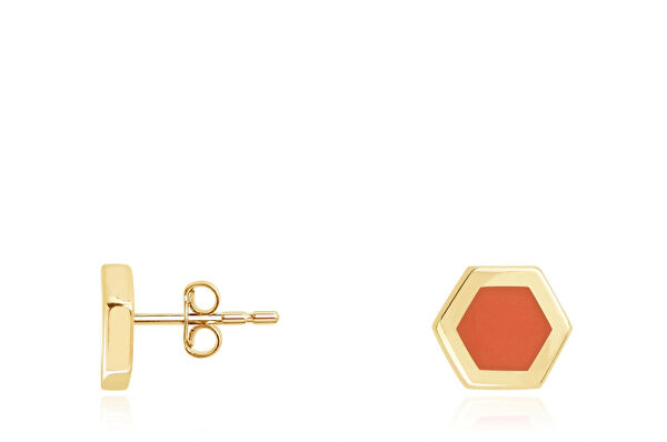 Diamond Line-Gülaylar Altın Küpe