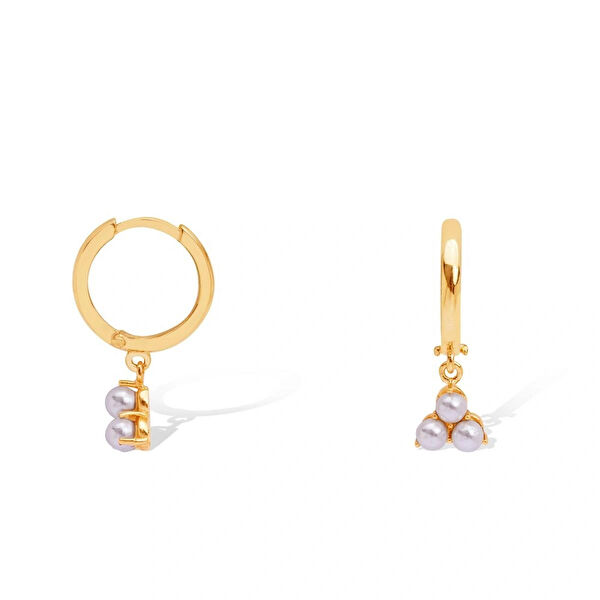 Diamond Line-Gülaylar Altın Küpe