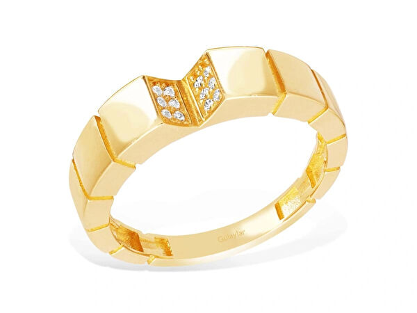 Diamond Line-Gülaylar Altın Yüzük