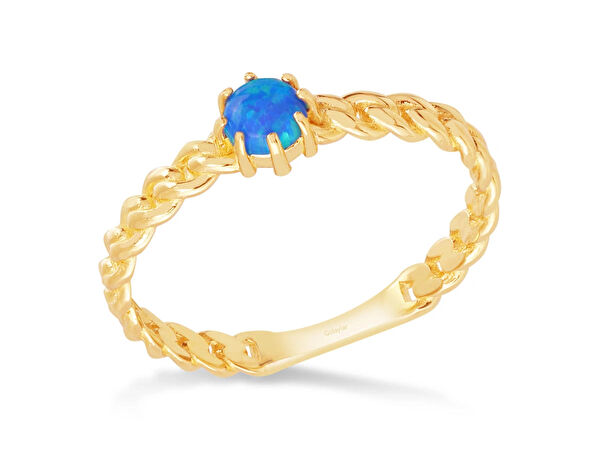 Diamond Line-Gülaylar Altın Yüzük