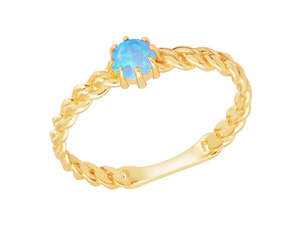 Diamond Line-Gülaylar Altın Yüzük