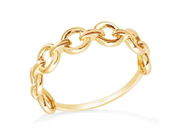 Diamond Line-Gülaylar Altın Yüzük