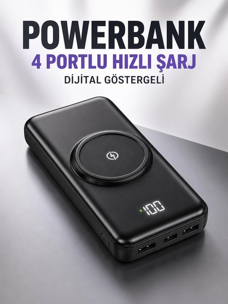 MİRAYLİFE Powerbank, Taşınabilir Şarj Cihazı