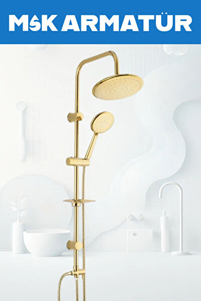 MSK ARMATÜR Duş Başlığı, Spirali, Seti