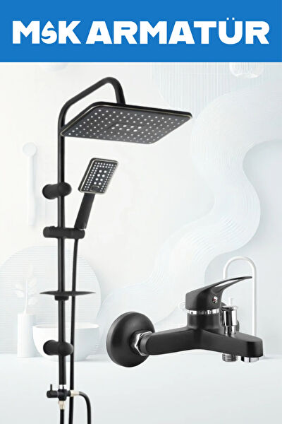 MSK ARMATÜR Duş Başlığı, Spirali, Seti