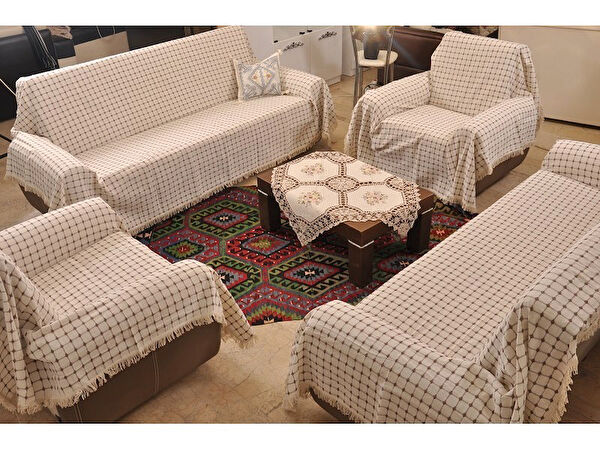 Mandaş Tekstil Koltuk Örtüsü, Şalı