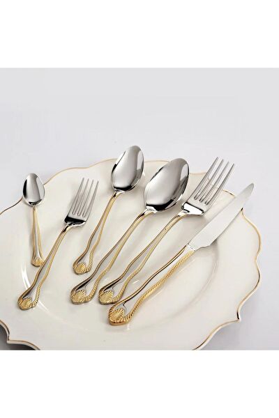Tomurcuk Home Çeyiz Çatal, Kaşık, Bıçak Takımı