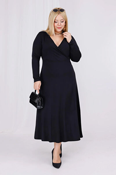 Madwilo Büyük Beden Günlük Elbise