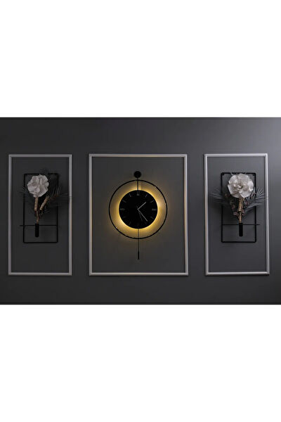 METAQUARTZ Dekoratif Duvar Saati