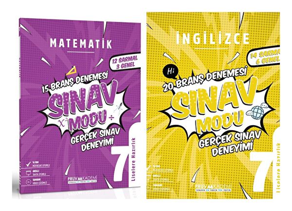 Pruva Akademi Ders ve Yardımcı Kaynak Kitapları
