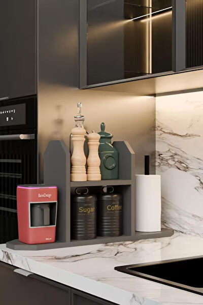 BARIN DESİGN Mutfak Rafı, Terek