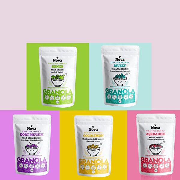 NOVA GRANOLA Müsli, Gevrekler
