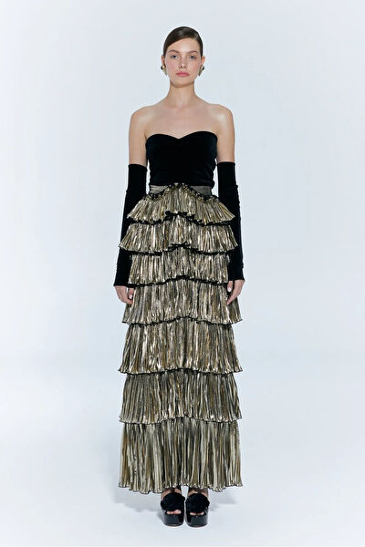 Nur Karaata Abiye Elbise