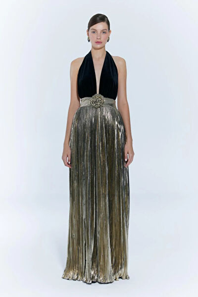 Nur Karaata Abiye Elbise