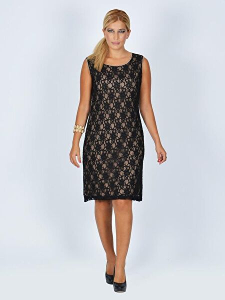 Nidya Moda Büyük Beden Abiye Elbise