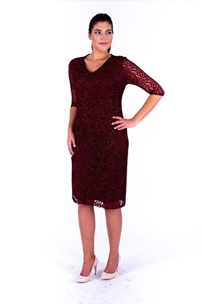 Nidya Moda Büyük Beden Abiye Elbise