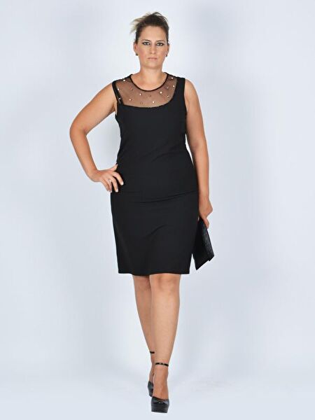 Nidya Moda Büyük Beden Abiye Elbise