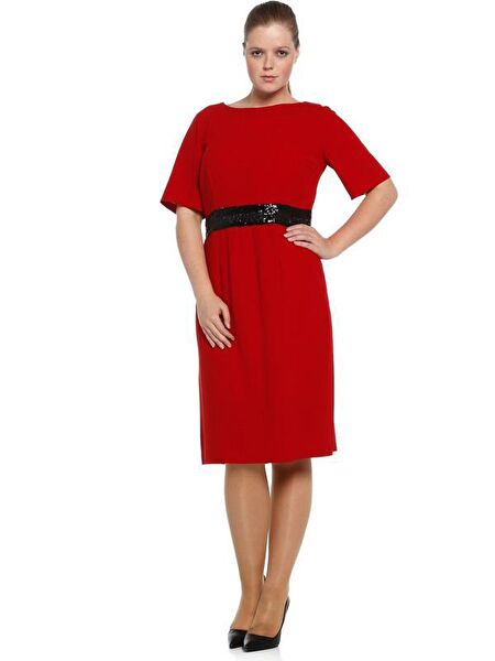 Nidya Moda Büyük Beden Abiye Elbise