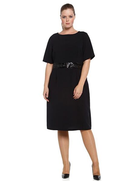 Nidya Moda Büyük Beden Abiye Elbise