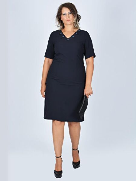 Nidya Moda Büyük Beden Abiye Elbise