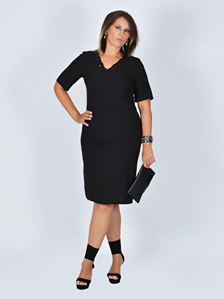 Nidya Moda Büyük Beden Abiye Elbise