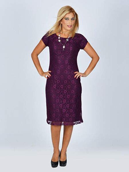 Nidya Moda Büyük Beden Abiye Elbise