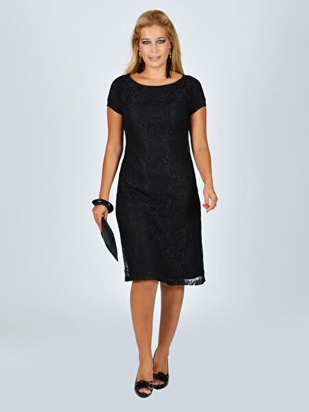 Nidya Moda Büyük Beden Abiye Elbise