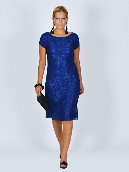 Nidya Moda Büyük Beden Abiye Elbise