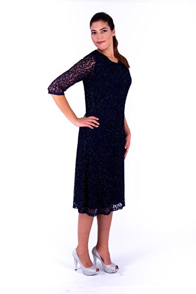 Nidya Moda Büyük Beden Abiye Elbise