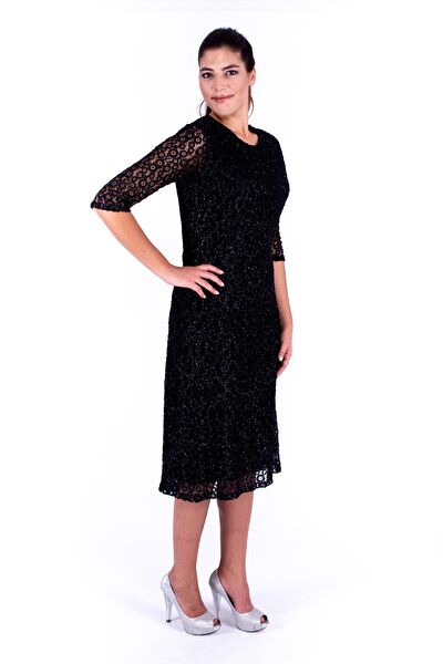 Nidya Moda Büyük Beden Abiye Elbise