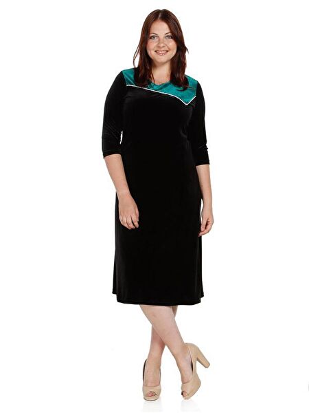 Nidya Moda Büyük Beden Abiye Elbise