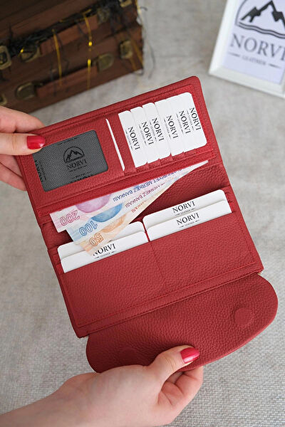 Norvi Leather Kadın Cüzdan