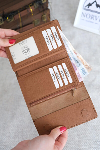 Norvi Leather Kadın Cüzdan