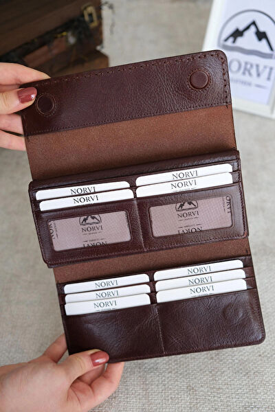 Norvi Leather Kadın Cüzdan