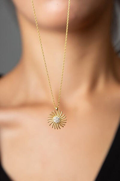 Papatya Silver Kolye