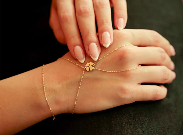 Safir Mücevher Altın Bileklik