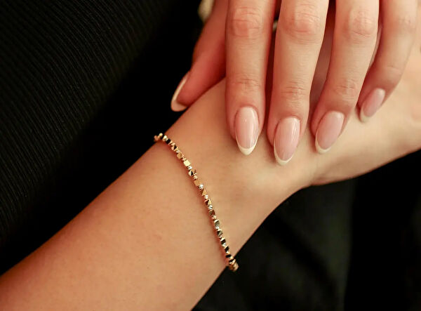 Safir Mücevher Altın Bileklik