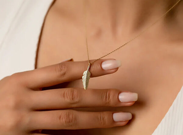 Safir Mücevher Altın Kolye