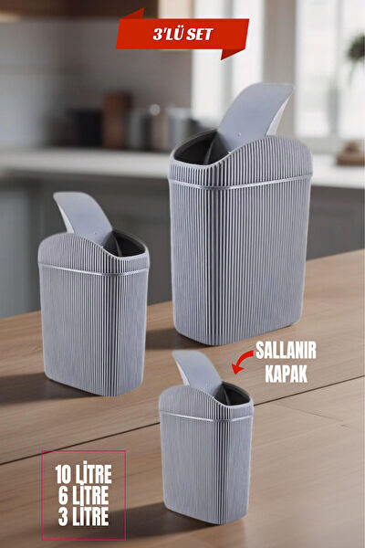 Open Home Concept Banyo Çöp Kovaları