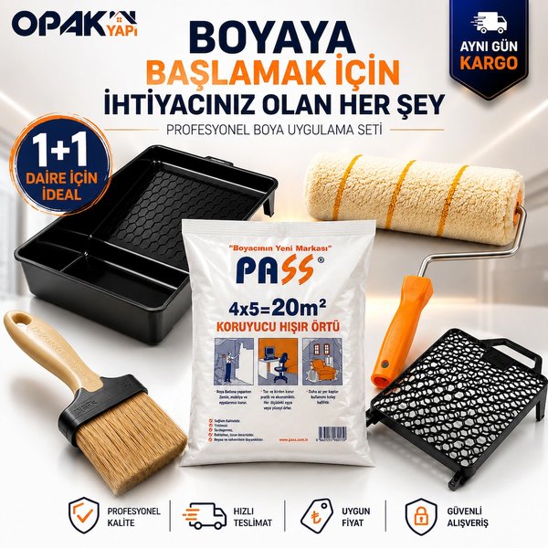 Dekor Boya Fırçası, Boya Rulosu